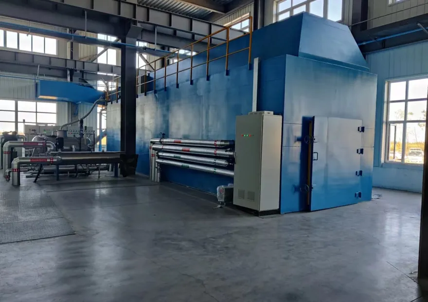 Gas-electric hybrid continuous automatic brazing furnace