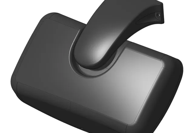 Rearview mirror assembly render