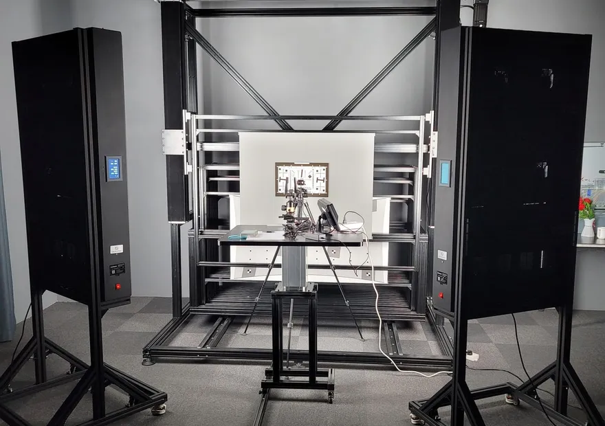 Optical analysis bench